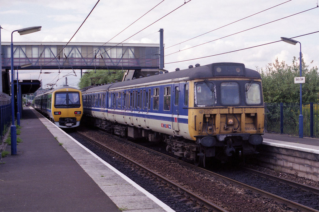 Nos 310110 & 323216 at Selly Oak