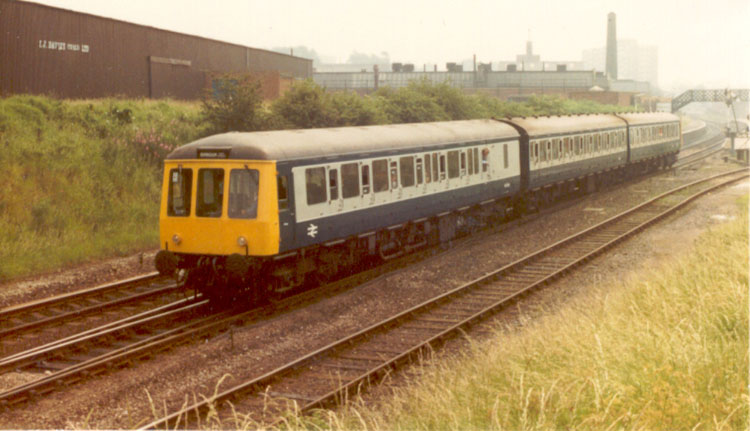 Leaving Langley Green station